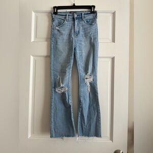 Abercrombie & Fitch simone high rise ankle flare jeans